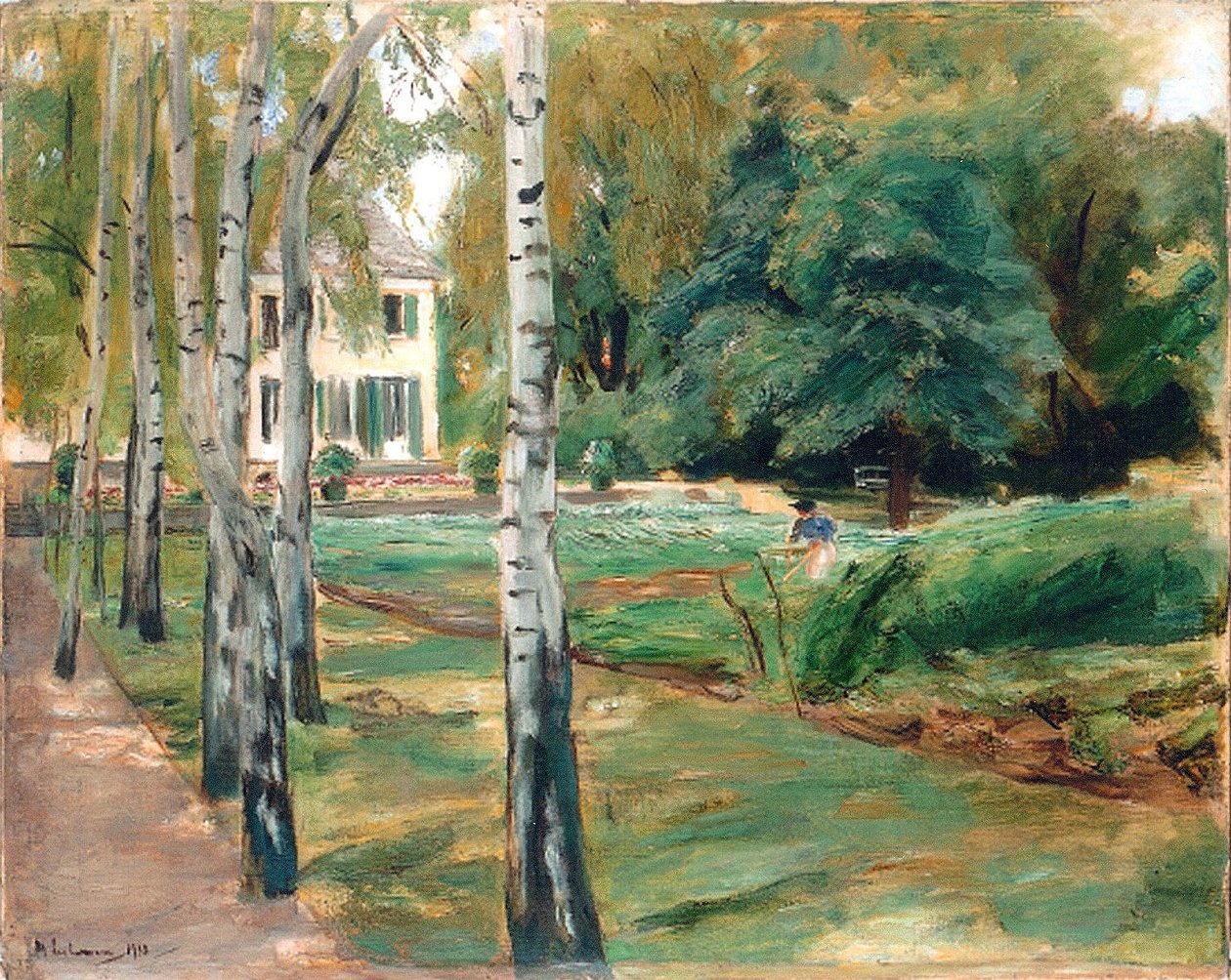 Bjørkegaten i Wannsee -hagen i vest av Max Liebermann