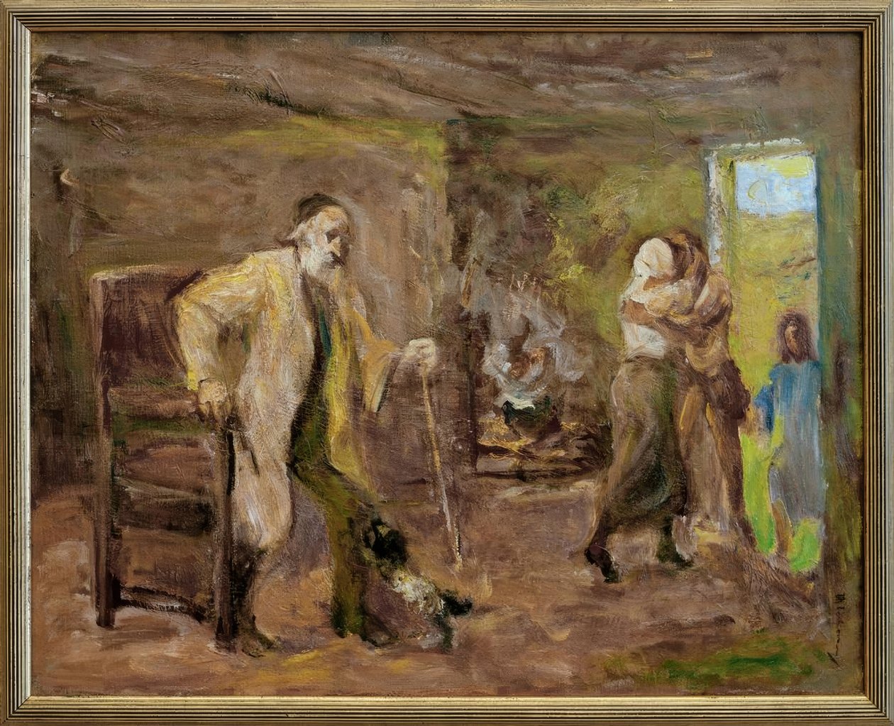 Hjemkomsten til Tobias av Max Liebermann