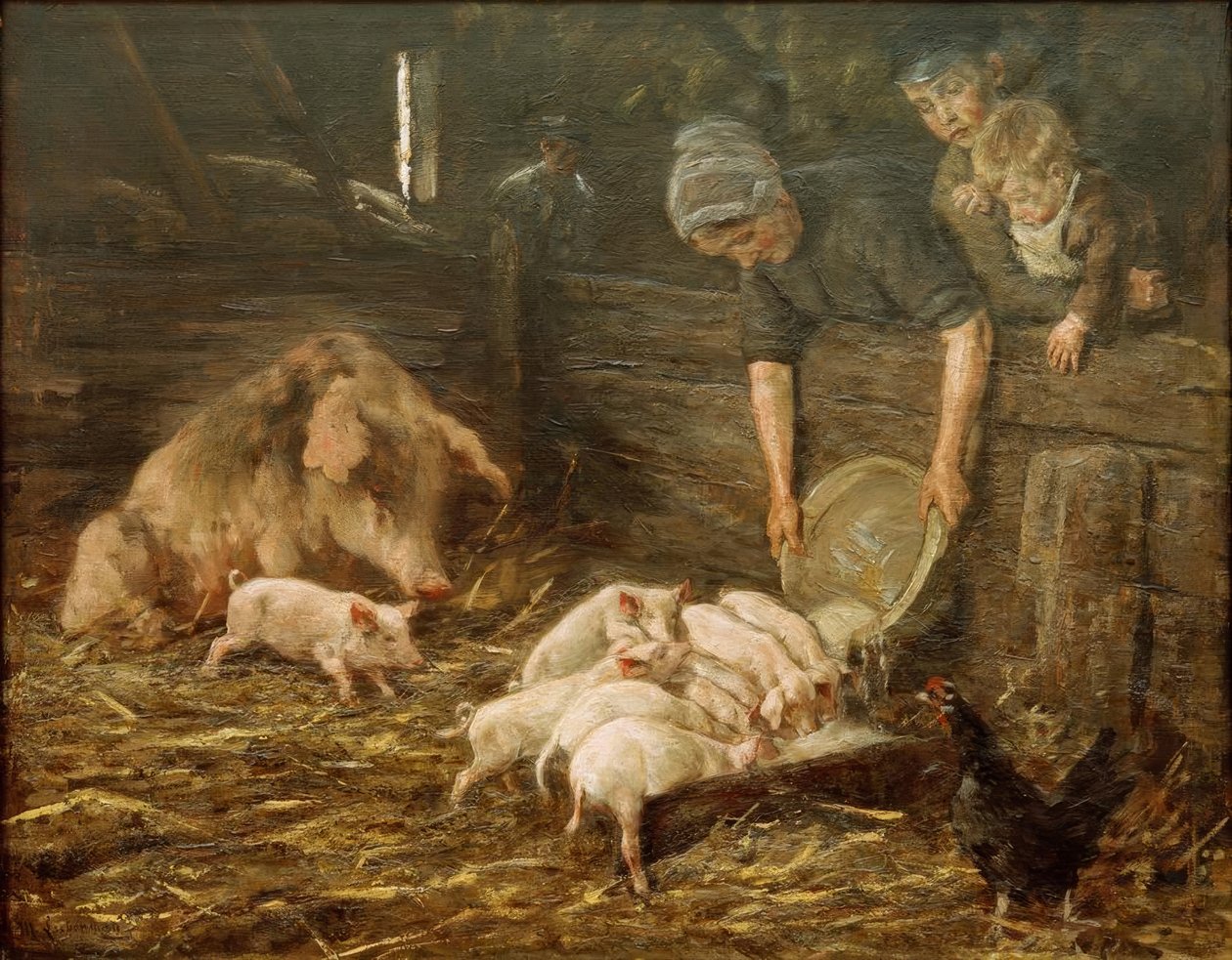 Barnehagen (svinekjøtt) av Max Liebermann