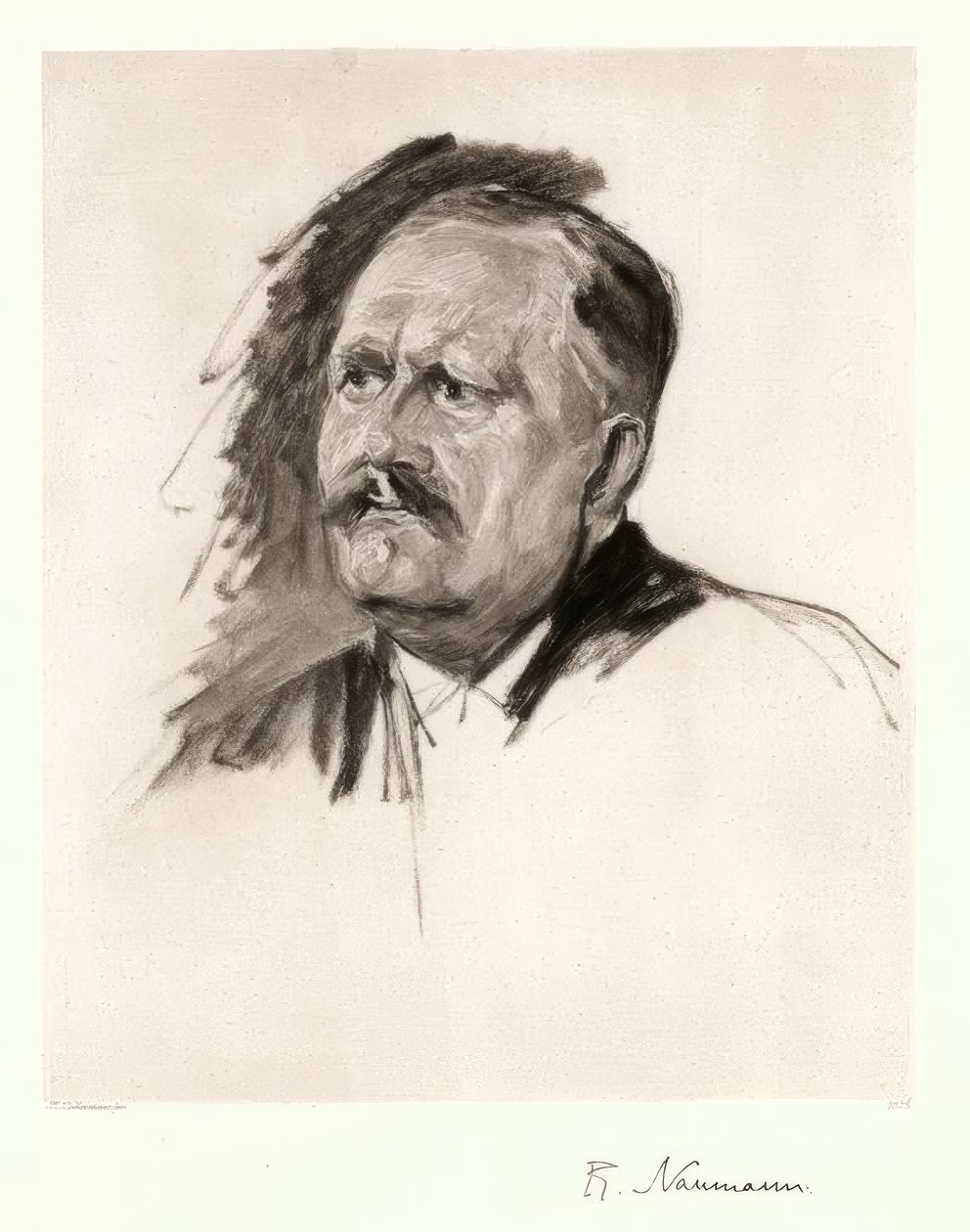 Ms. Naumann / Portrett av M. Liebermann av Max Liebermann