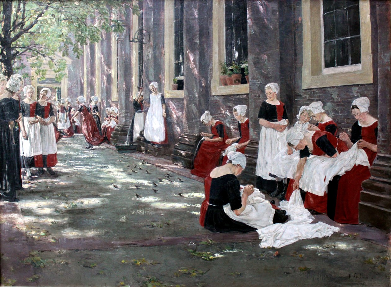 Gratis periode på barnehjemmet i Amsterdam av Max Liebermann