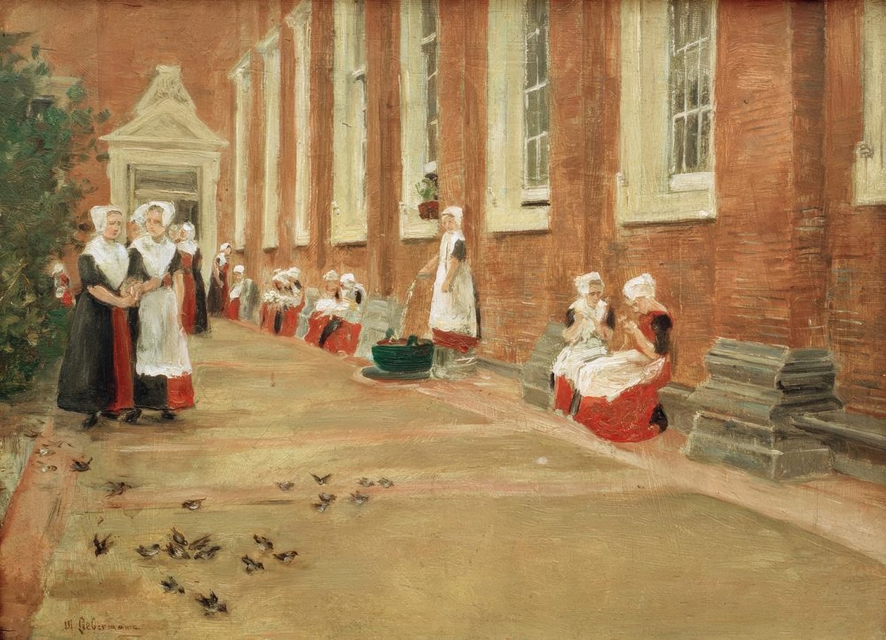 Gratis periode på barnehjemmet i Amsterdam av Max Liebermann