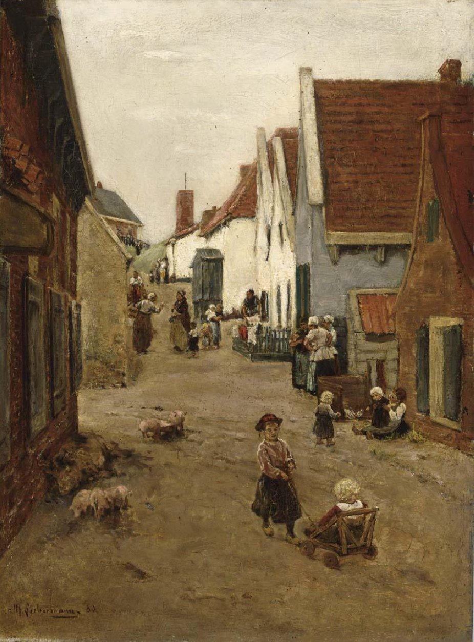 Nederlandsk bygategate av Max Liebermann