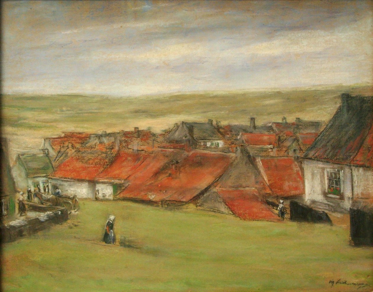 Nederlandsk landsby av Max Liebermann