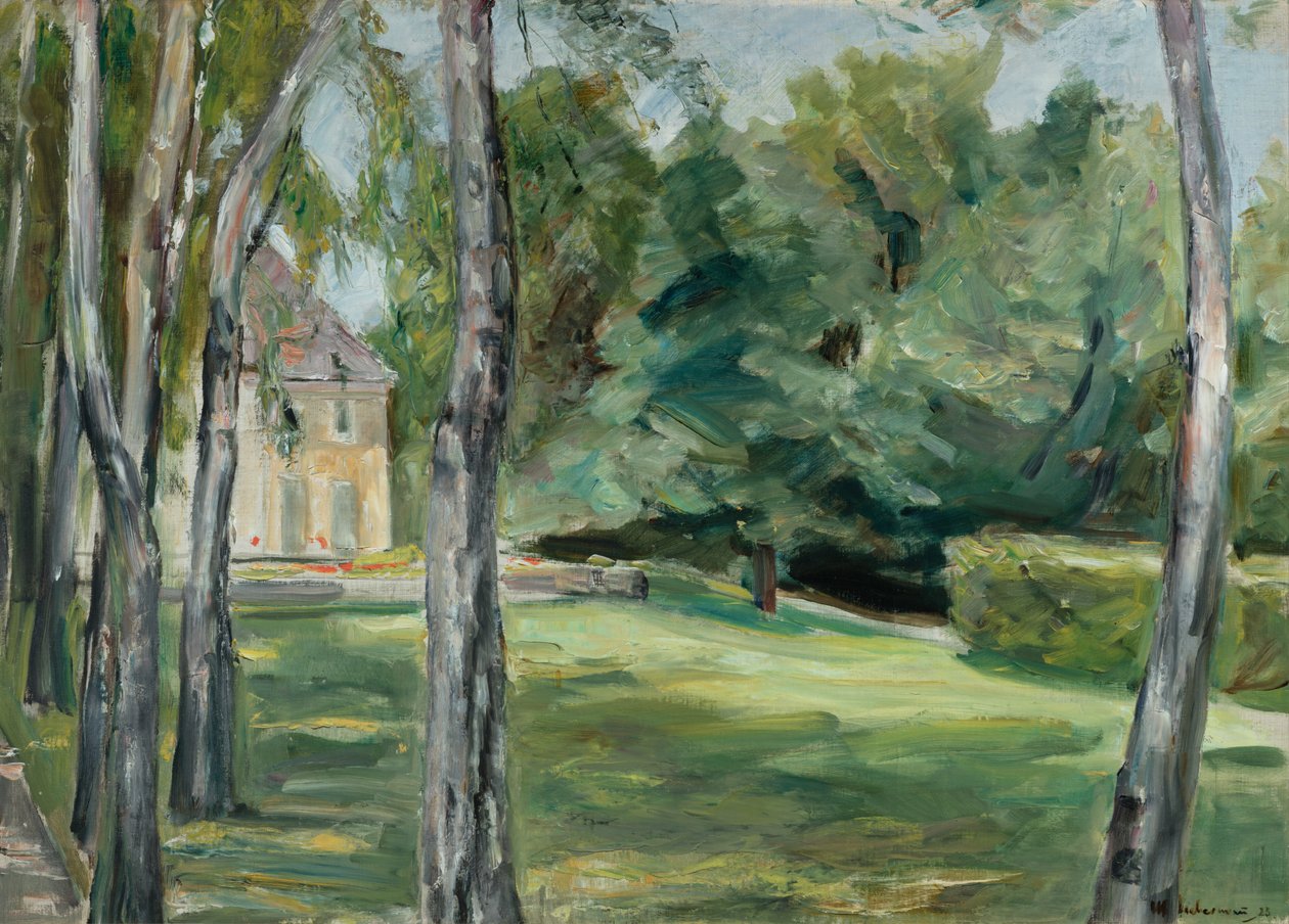Hus i hagen, 1923 av Max Liebermann