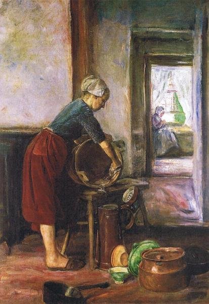På kjøkkenet av Max Liebermann