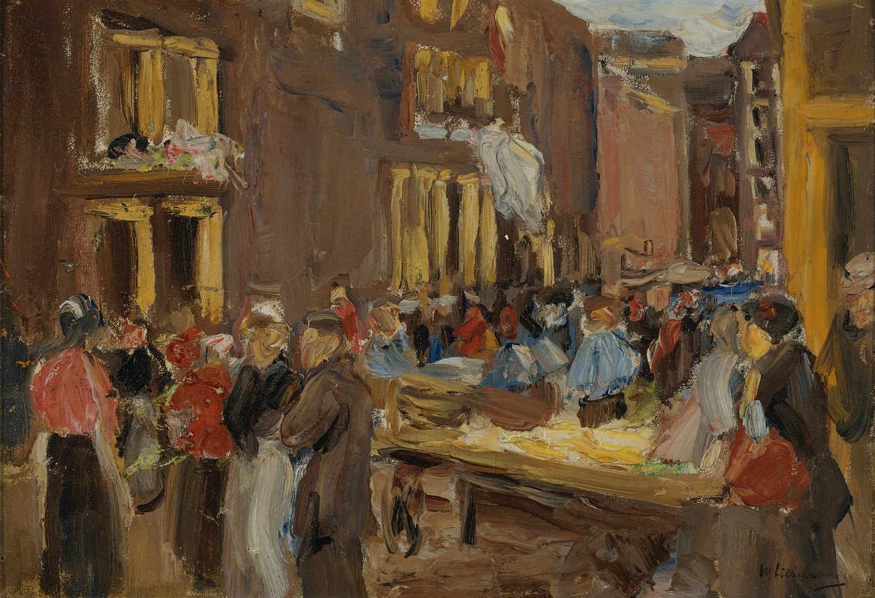 Judengasse i Amsterdam av Max Liebermann