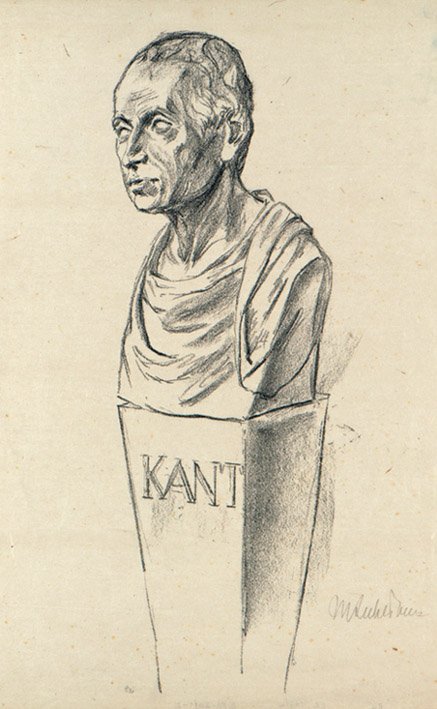 Kant i kunstnerbrosjyrer av Max Liebermann