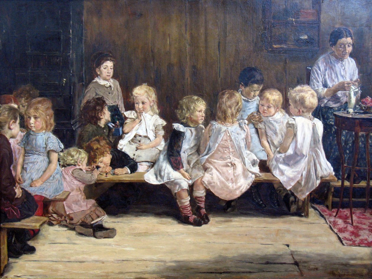 Barnebarneskolen i Amsterdam av Max Liebermann