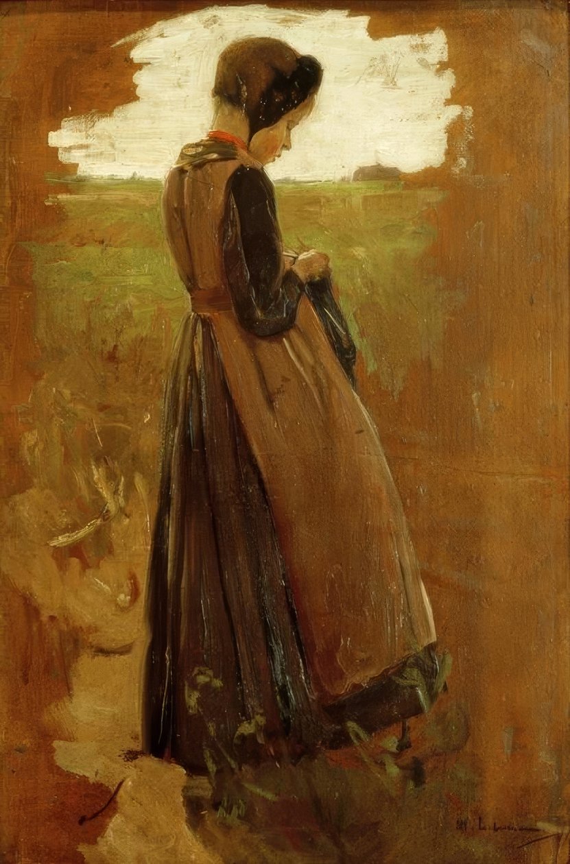 Jenter fra Laren av Max Liebermann
