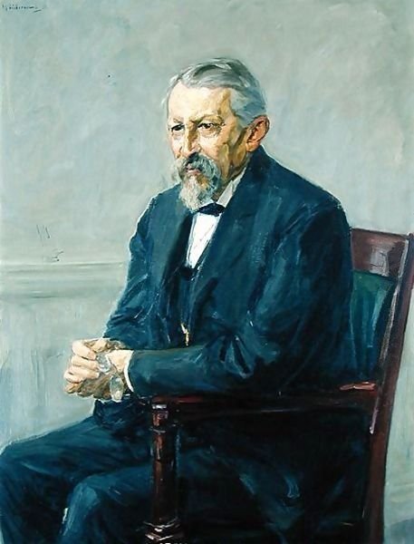Portrett av zoologen Hermann Strebel av Max Liebermann