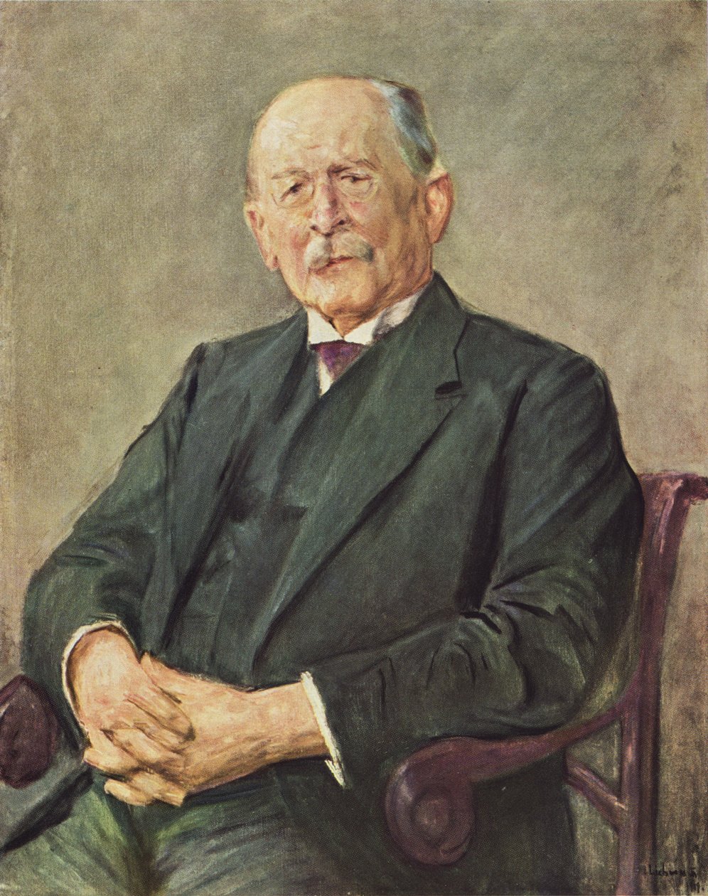 Portrett av Otto Gerstenberg av Max Liebermann