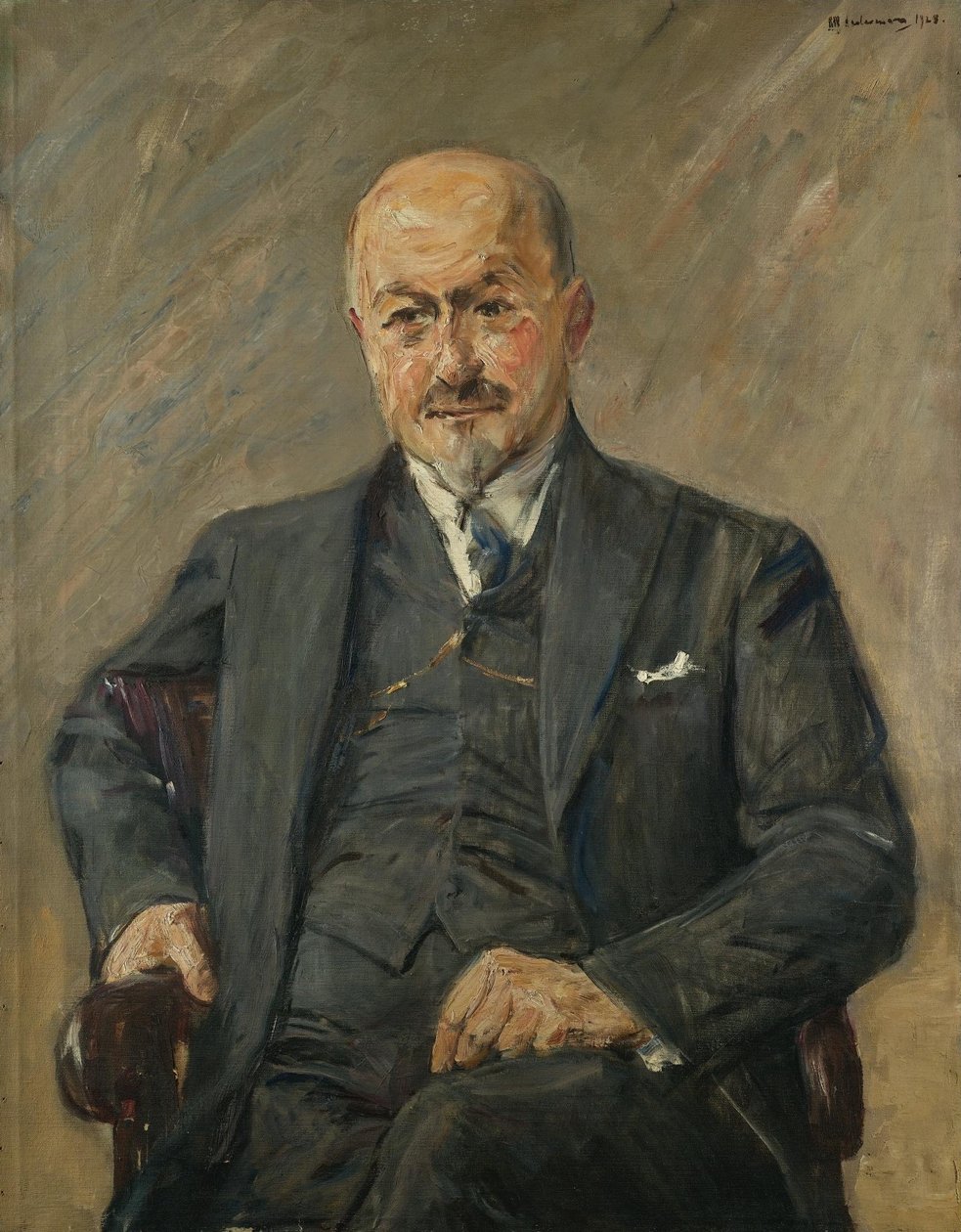 Portrett av Alfred Guttmann av Max Liebermann