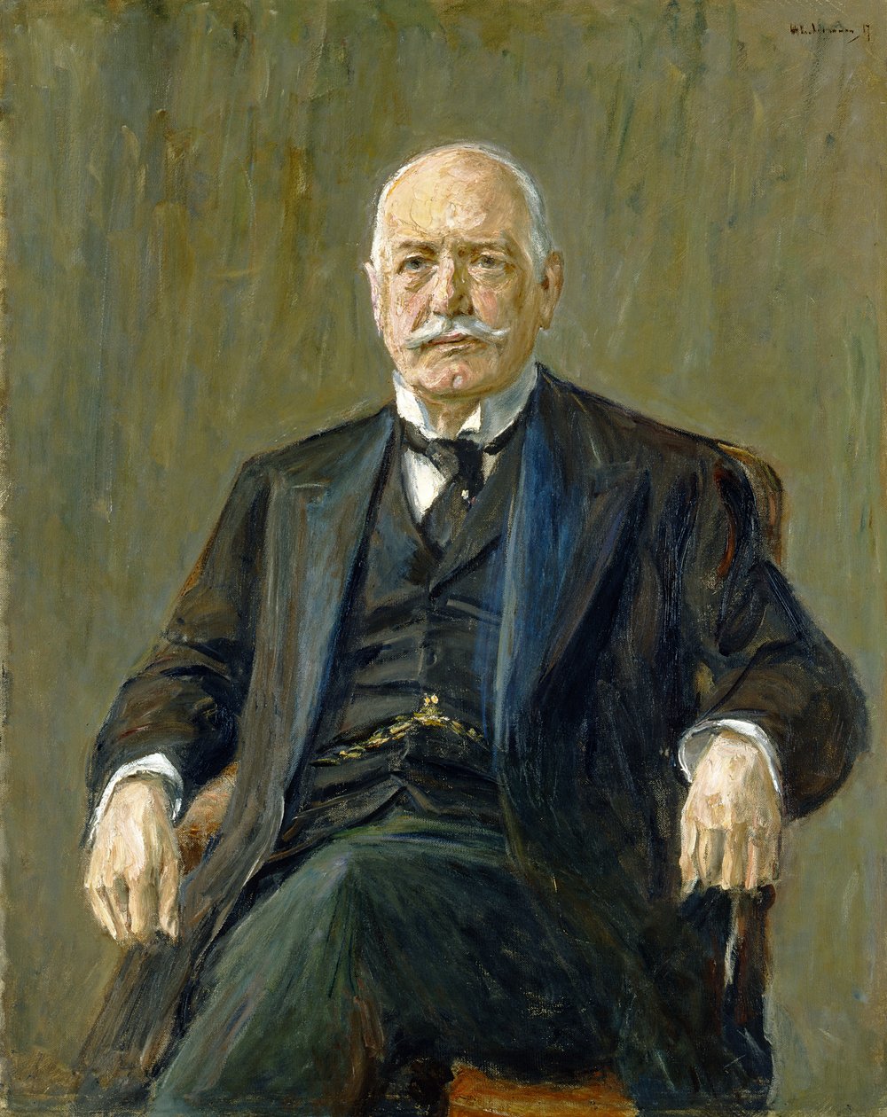 Prins Bernhard von Bulow (1849-1929) 1917 av Max Liebermann