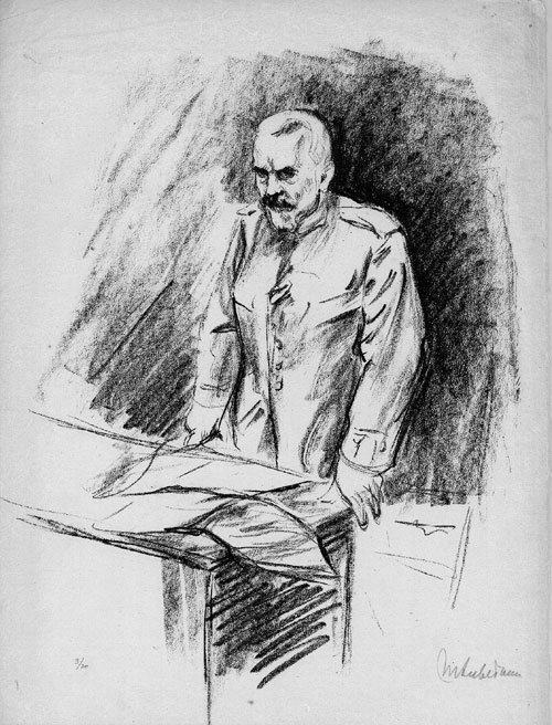 Kansler von Bethmann Hollweg av Max Liebermann