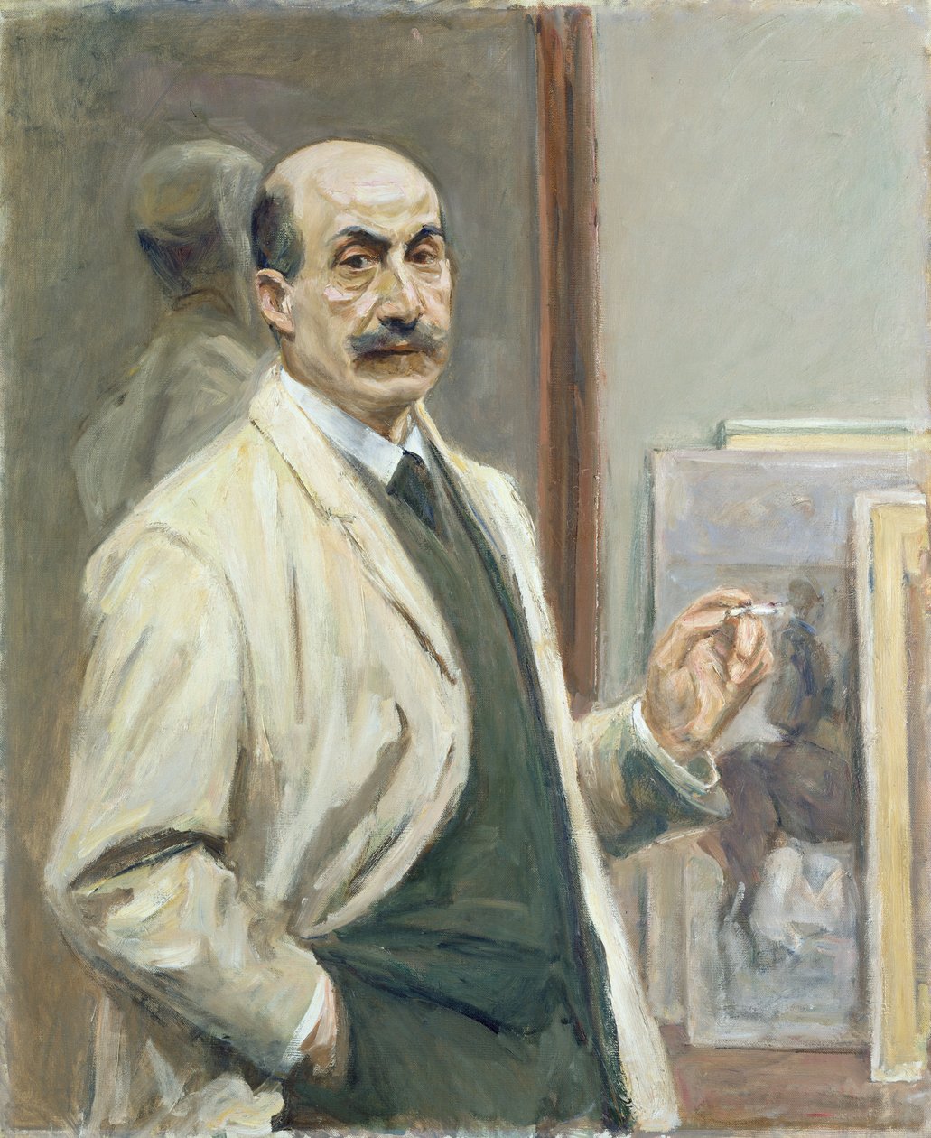 Selvportrett, 1910 av Max Liebermann
