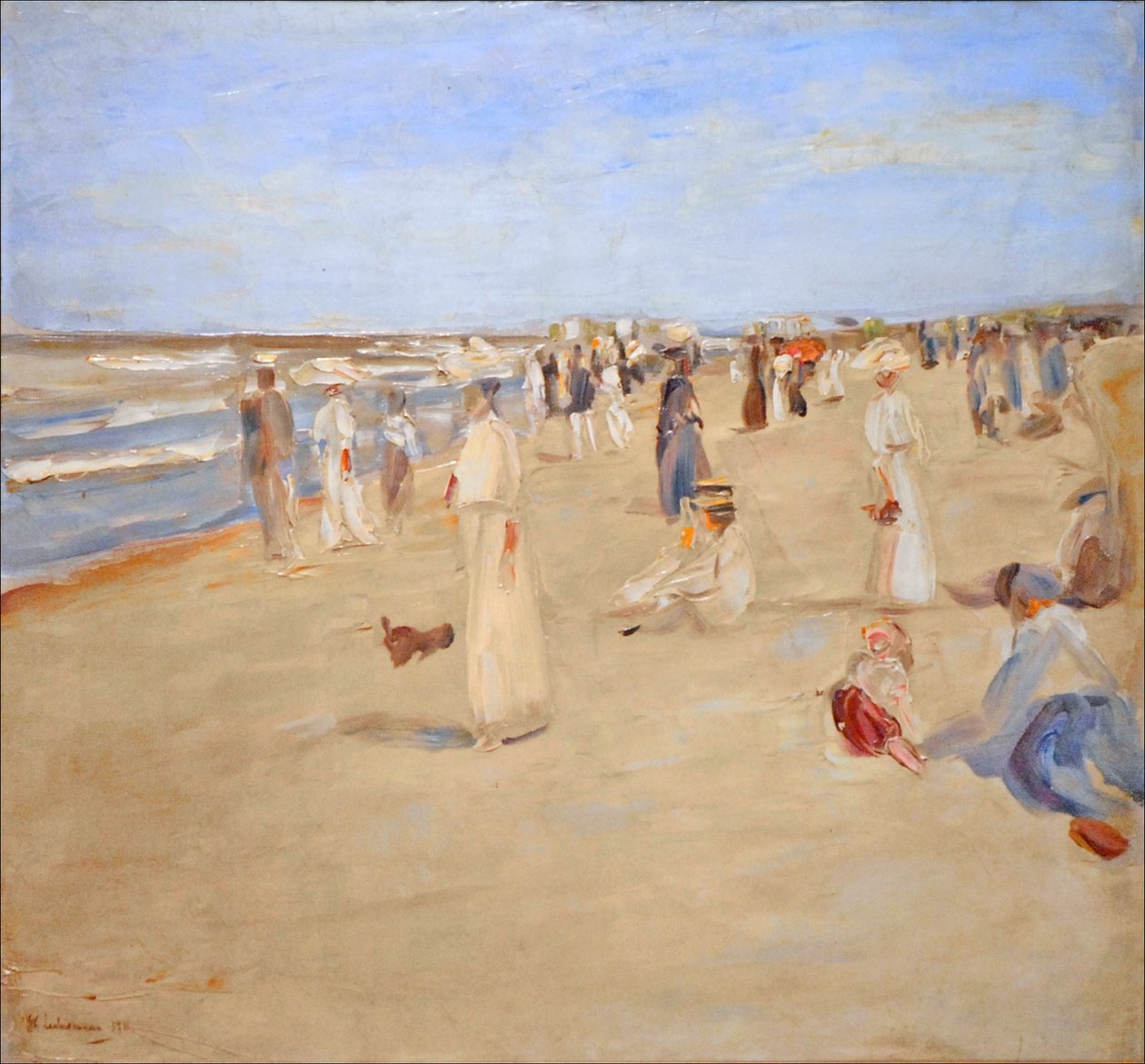 Stranbild Noordwijk av Max Liebermann