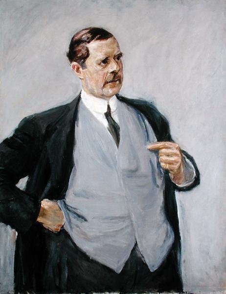 Arkitekten, Peter Behrens (1869-1940), 1913 av Max Liebermann