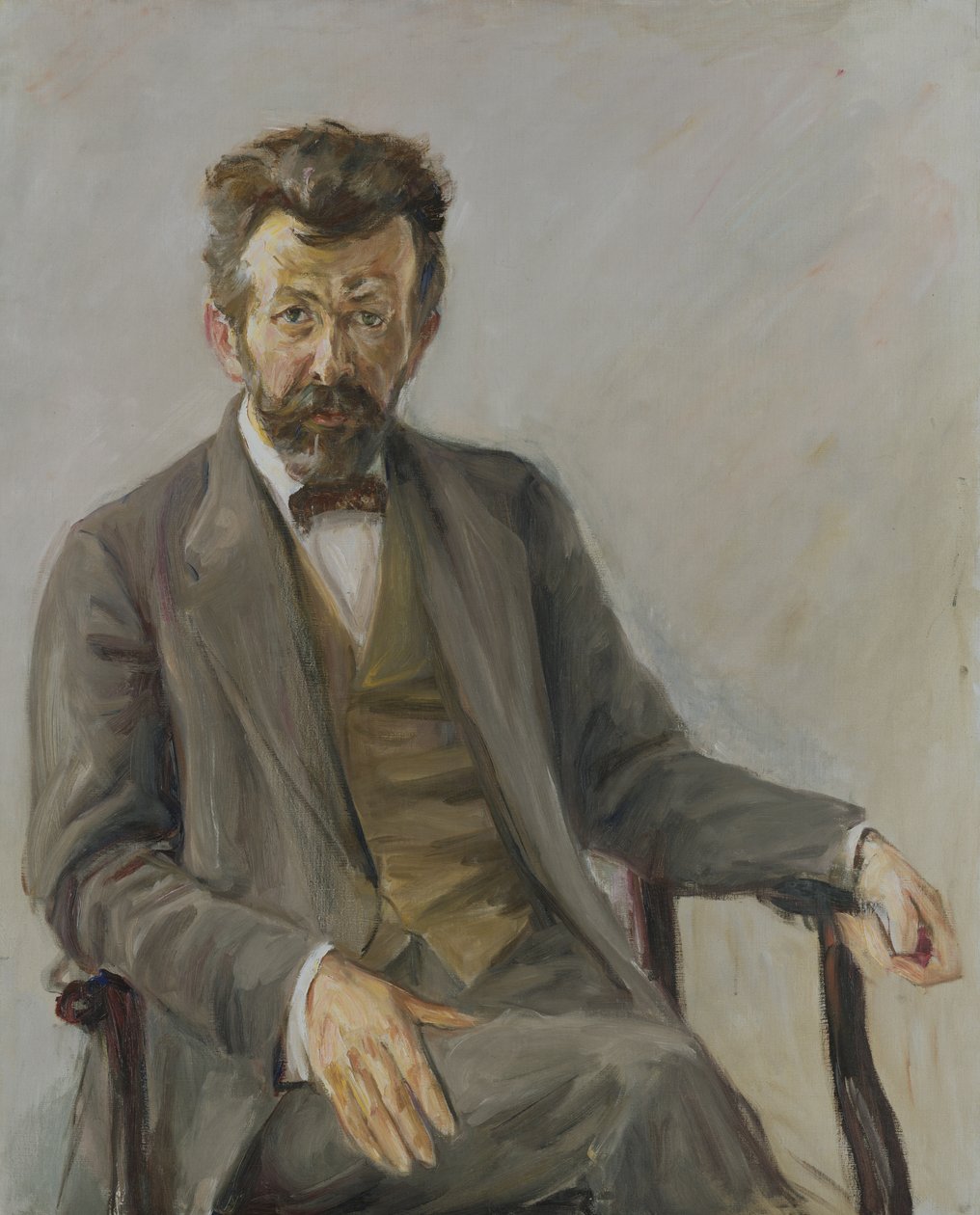 Poeten Richard Dehmel (1863-1920), 1909 av Max Liebermann