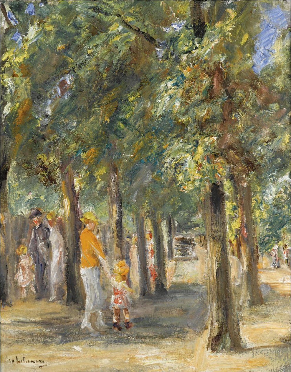 Zoo scene av Max Liebermann