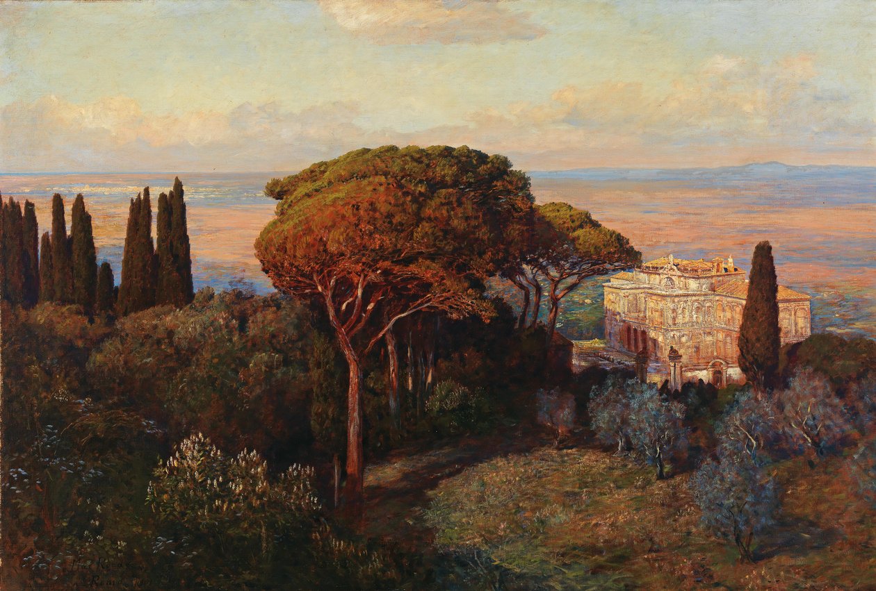 Utsikt over Villa Falconieri av Max Roeder