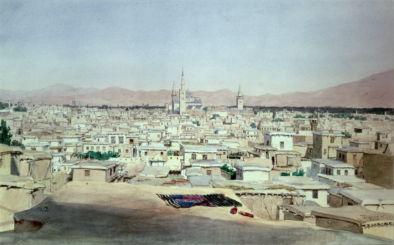 Damaskus, 1844 (wc) av Max Schmidt