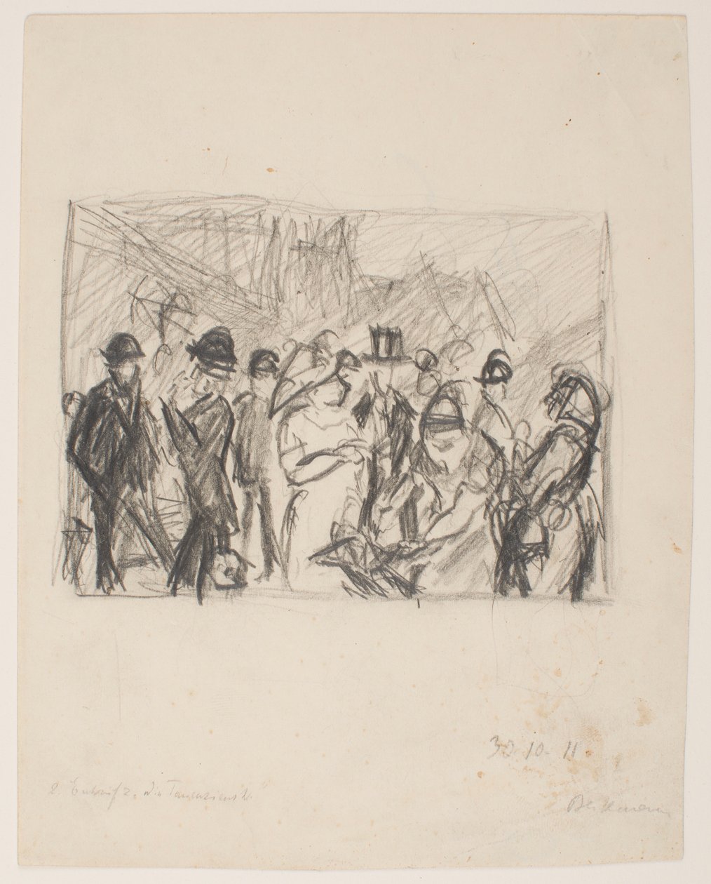 2 [Andre] Skisse for Tauenzienstrasse av Max Beckmann