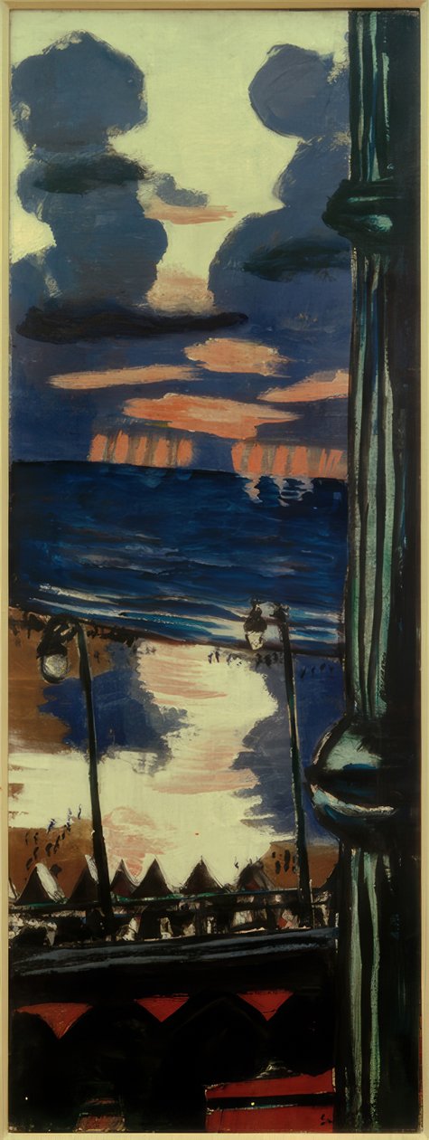 Kveld på terrassen av Max Beckmann
