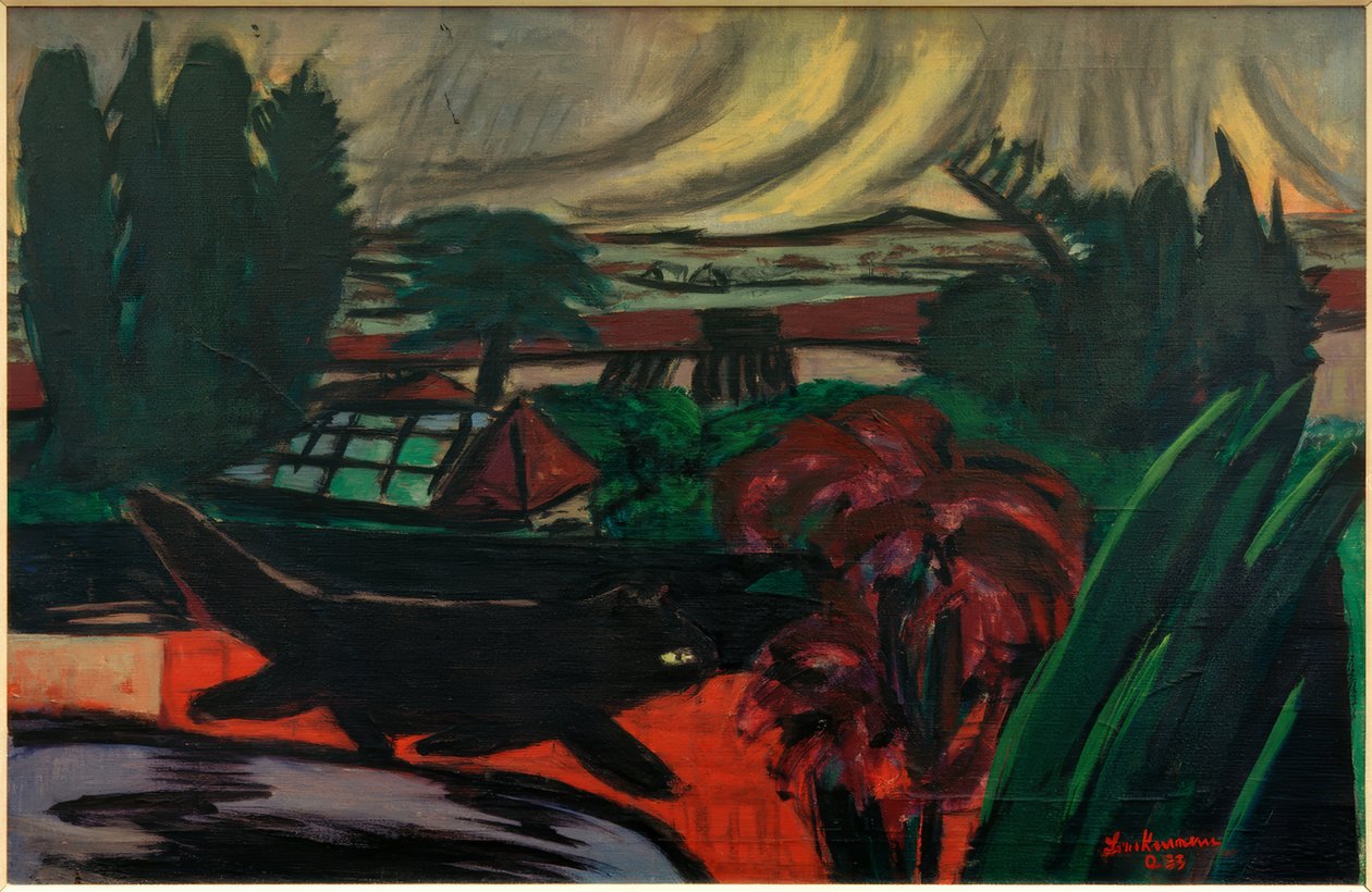 Kveldshage i tordenvær av Max Beckmann