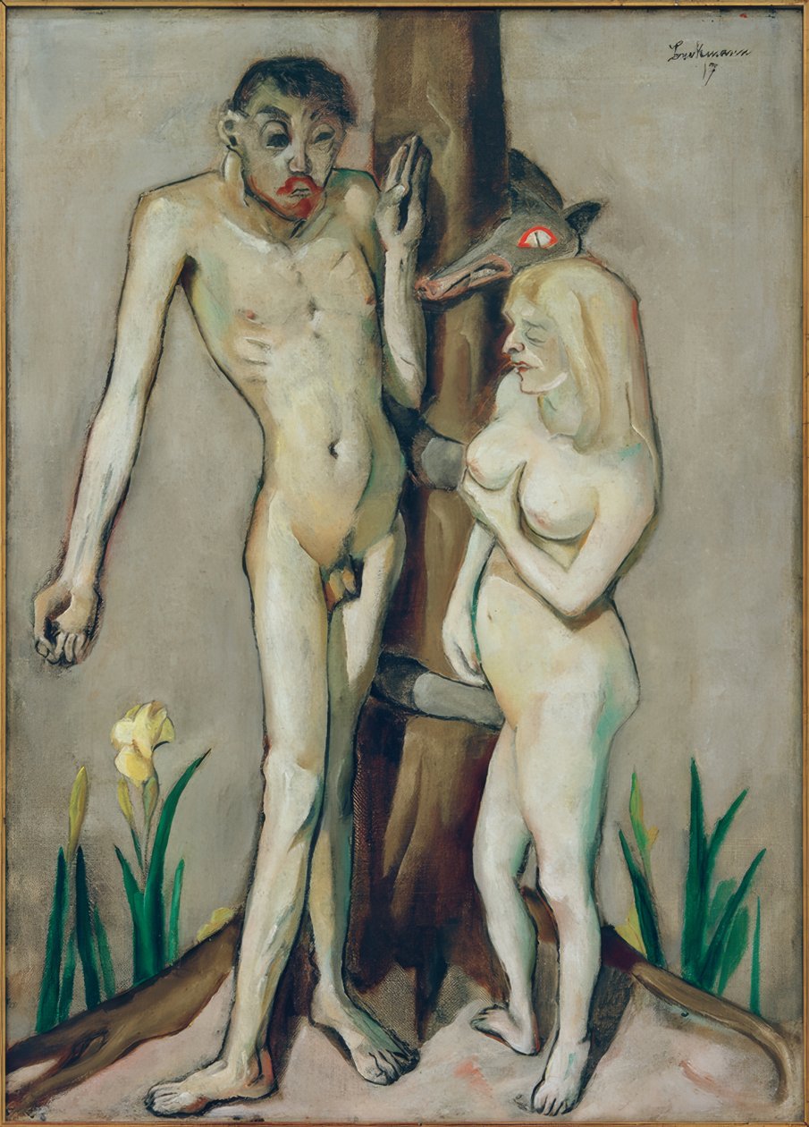 Adam og Eva av Max Beckmann