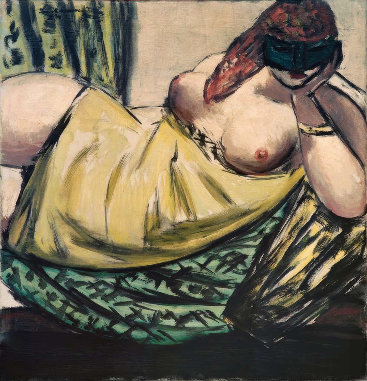Alfi med maske av Max Beckmann