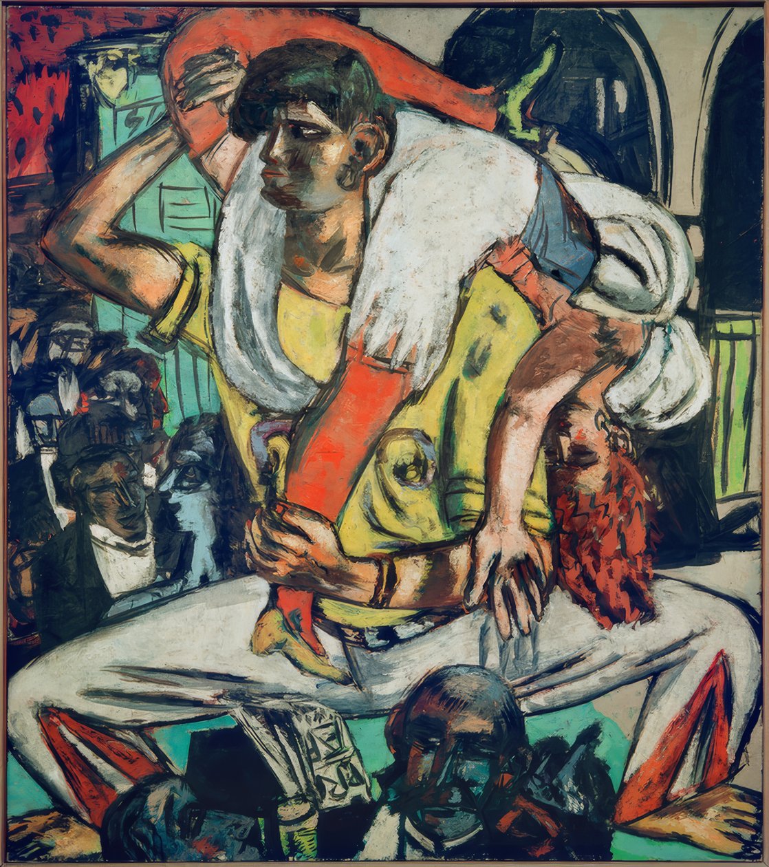 Apachentanz av Max Beckmann