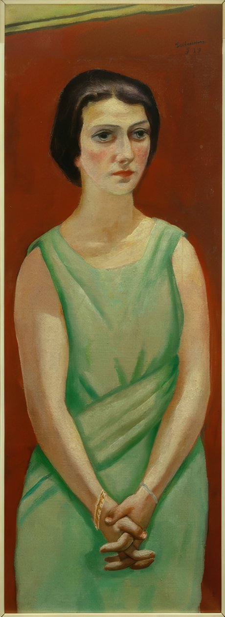 Portrett av Elsebt Götz av Max Beckmann