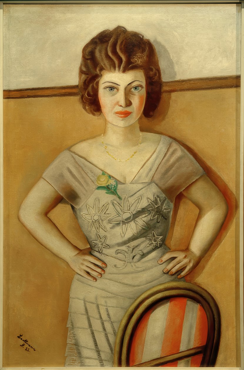 Portrett av Dr Heidelberg. Portrett av en rumener av Max Beckmann