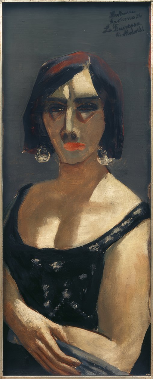 Bildnis Hertuginnen av Malvedi av Max Beckmann