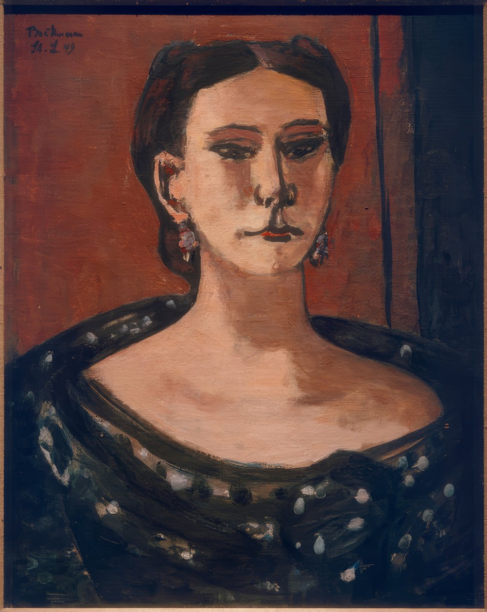 Portrett av Louise Pulitzer av Max Beckmann