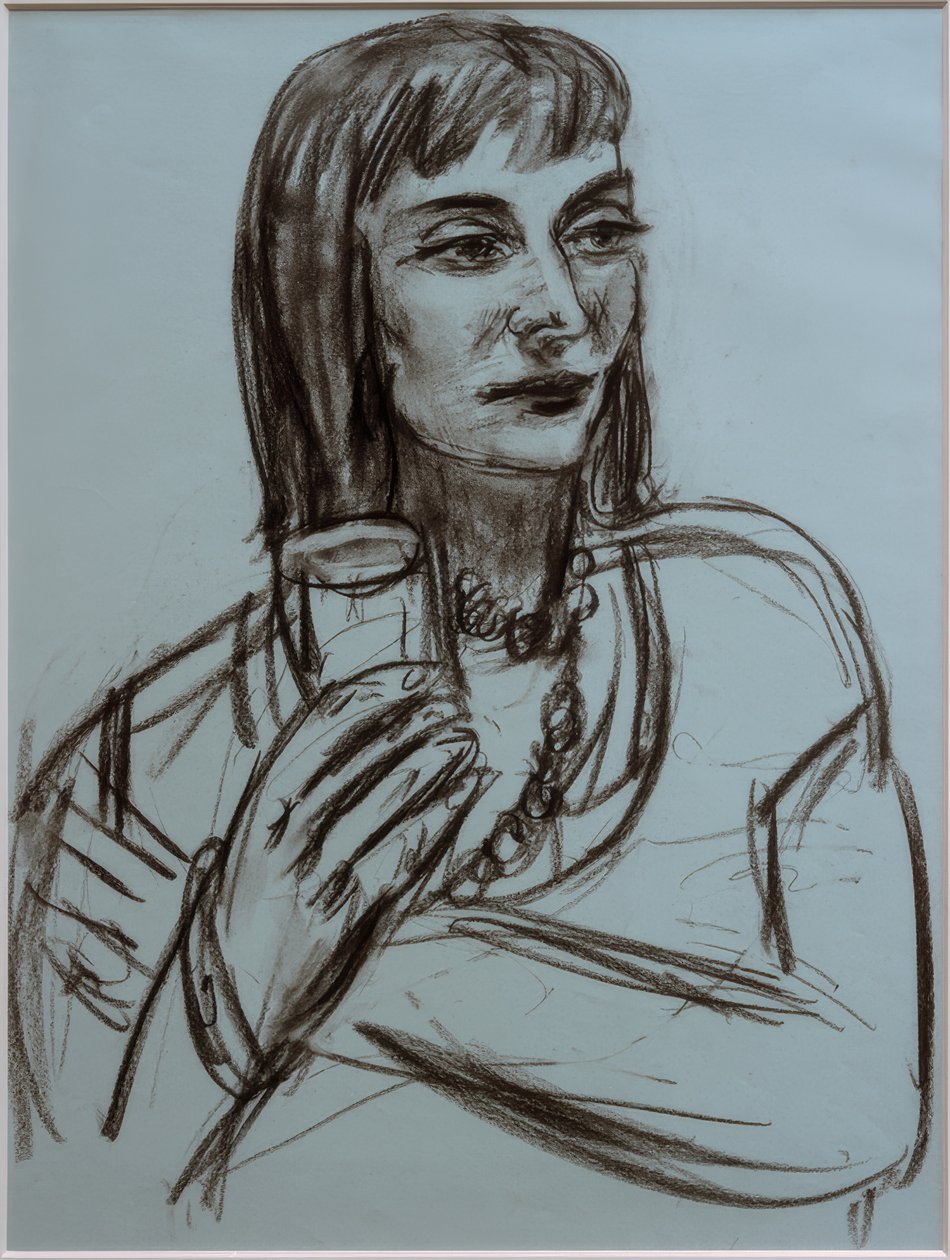 Portrett av Marion Greenwood av Max Beckmann