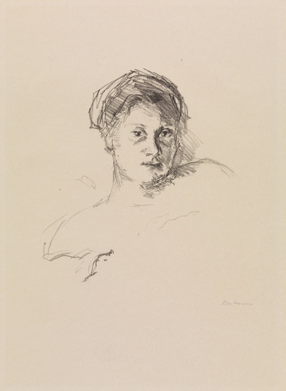 Portrett av Minna Beckmann-Tube av Max Beckmann