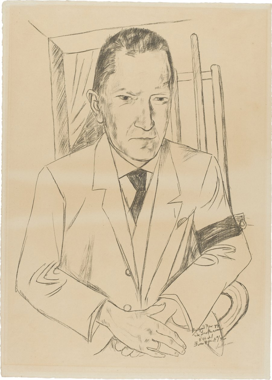 Portrett av Reinhard Piper (1879-1953) av Max Beckmann