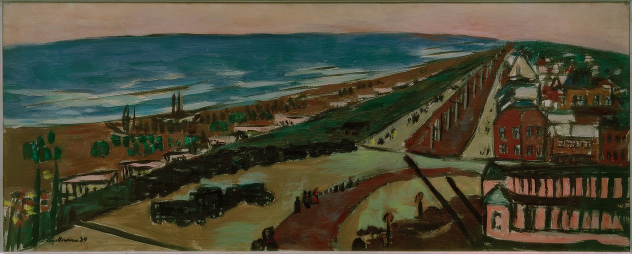 Utsikt over Zandvoort om kvelden av Max Beckmann