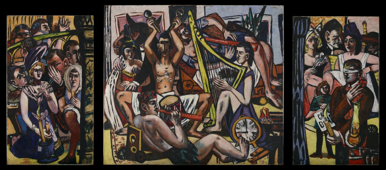 Blind manns bløff av Max Beckmann