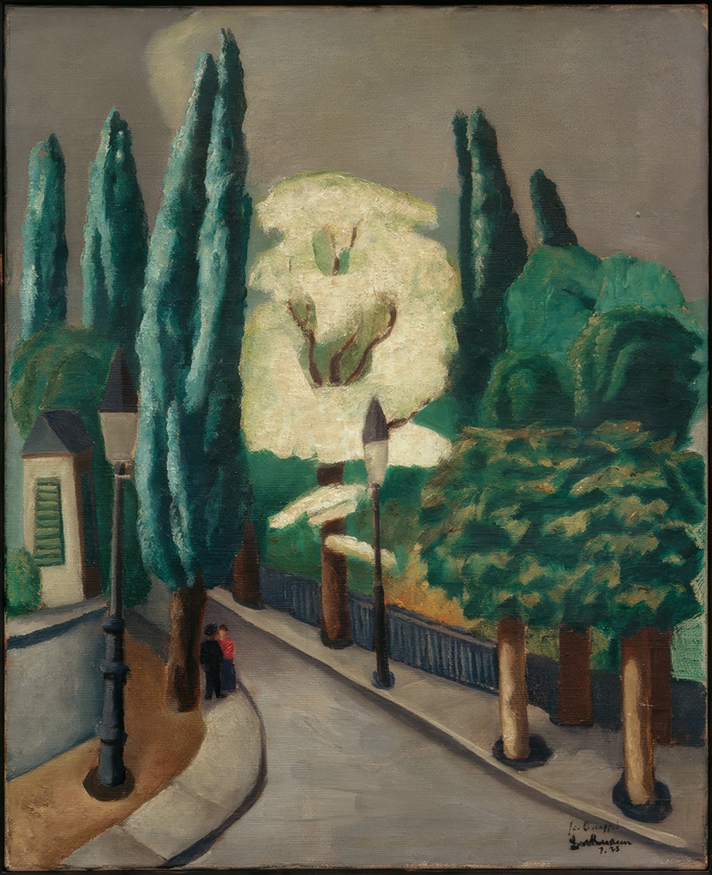 Blomstrende akasie av Max Beckmann