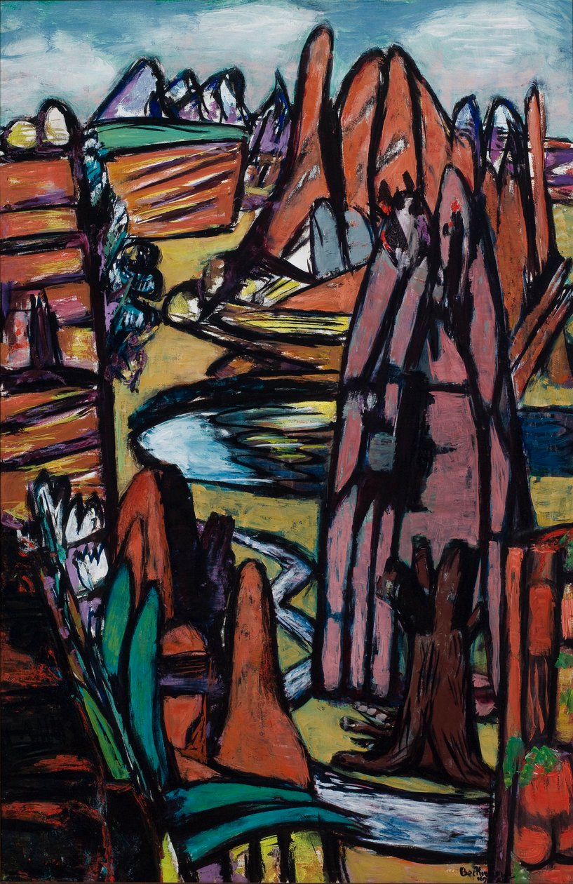 Boulder – Steinete landskap av Max Beckmann
