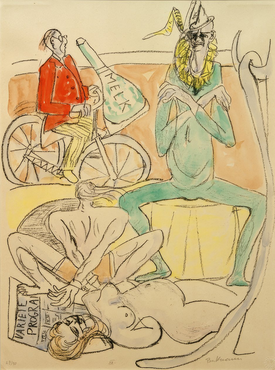 SIRKUS (Zirkus) av Max Beckmann