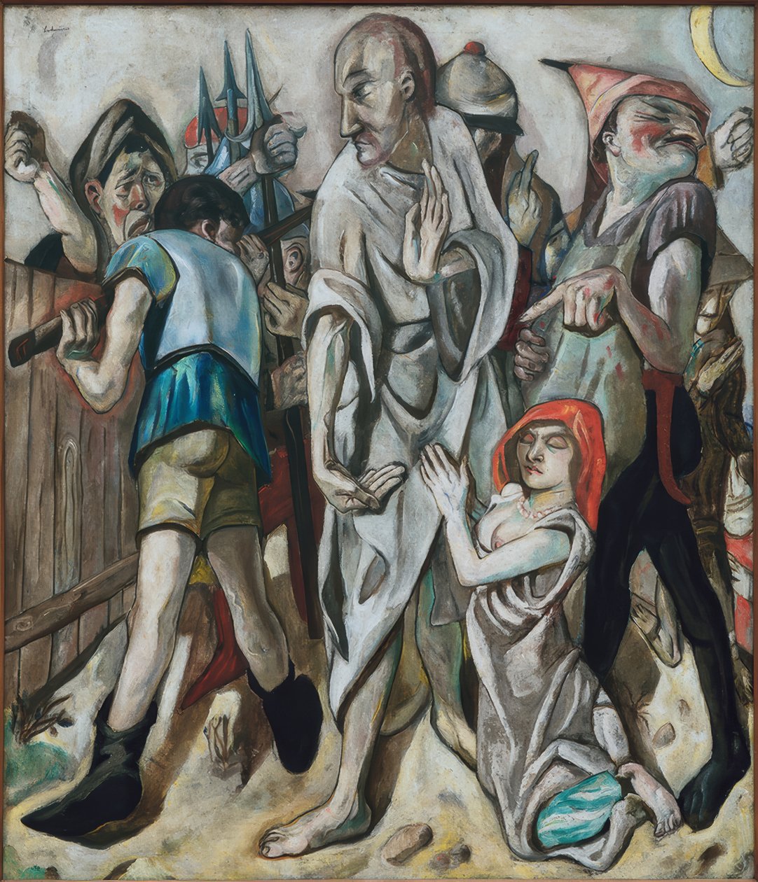 Kristus og horkvinnen av Max Beckmann
