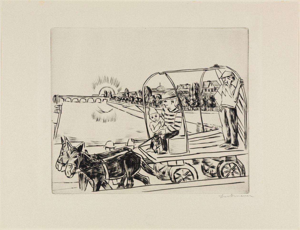 Morgenen av Max Beckmann