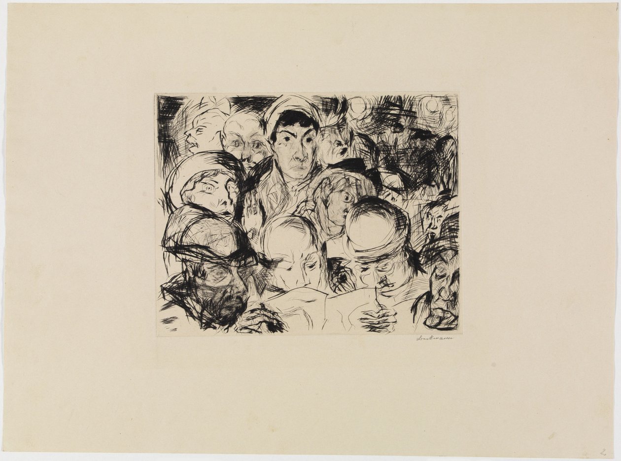 Krigserklæringen av Max Beckmann