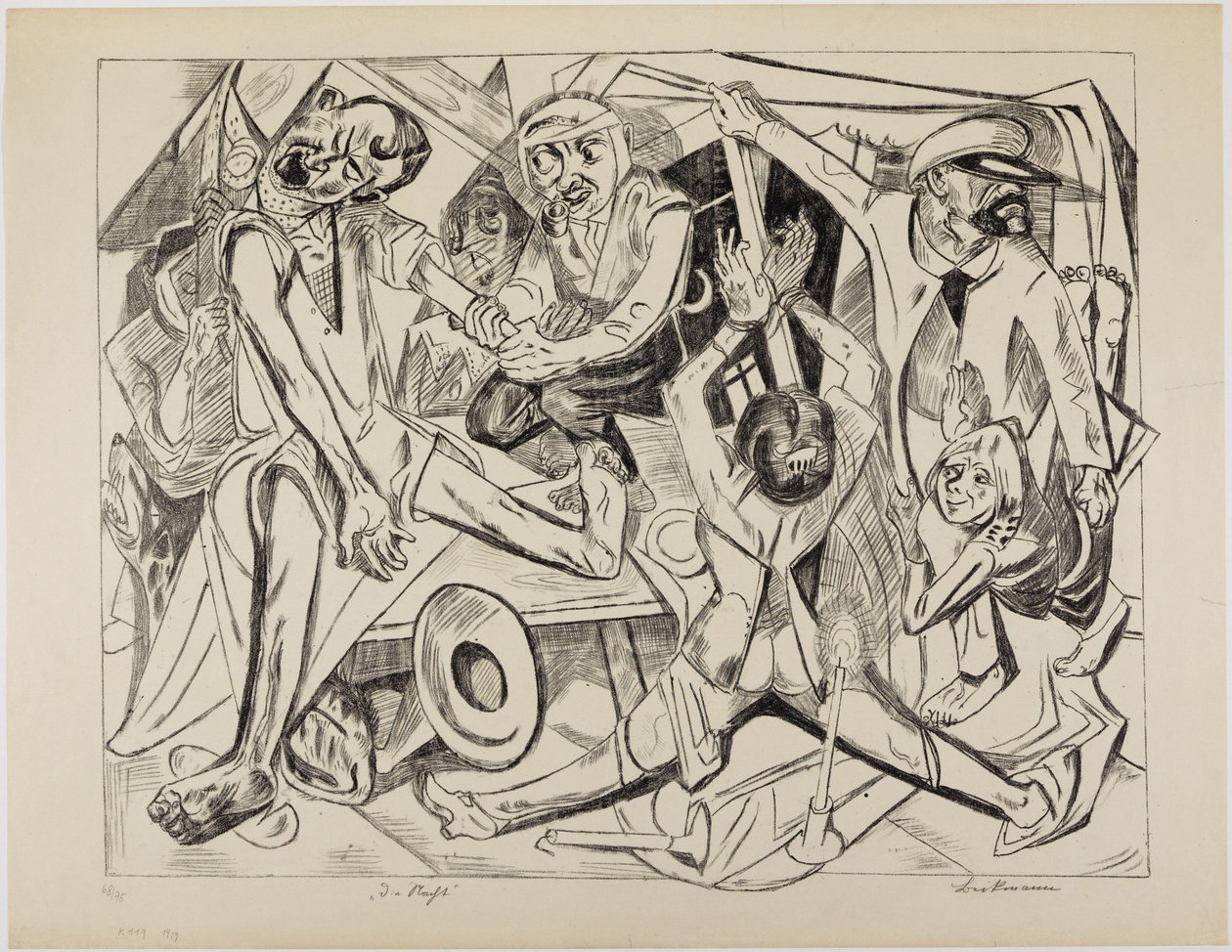 Natten av Max Beckmann
