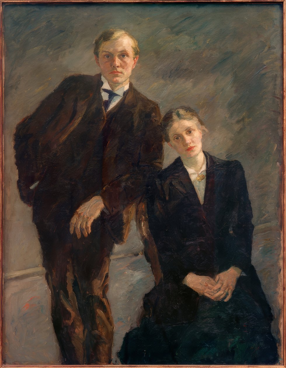 Dobbeltportrett av Max Beckmann og Minna Beckmann-Tube av Max Beckmann