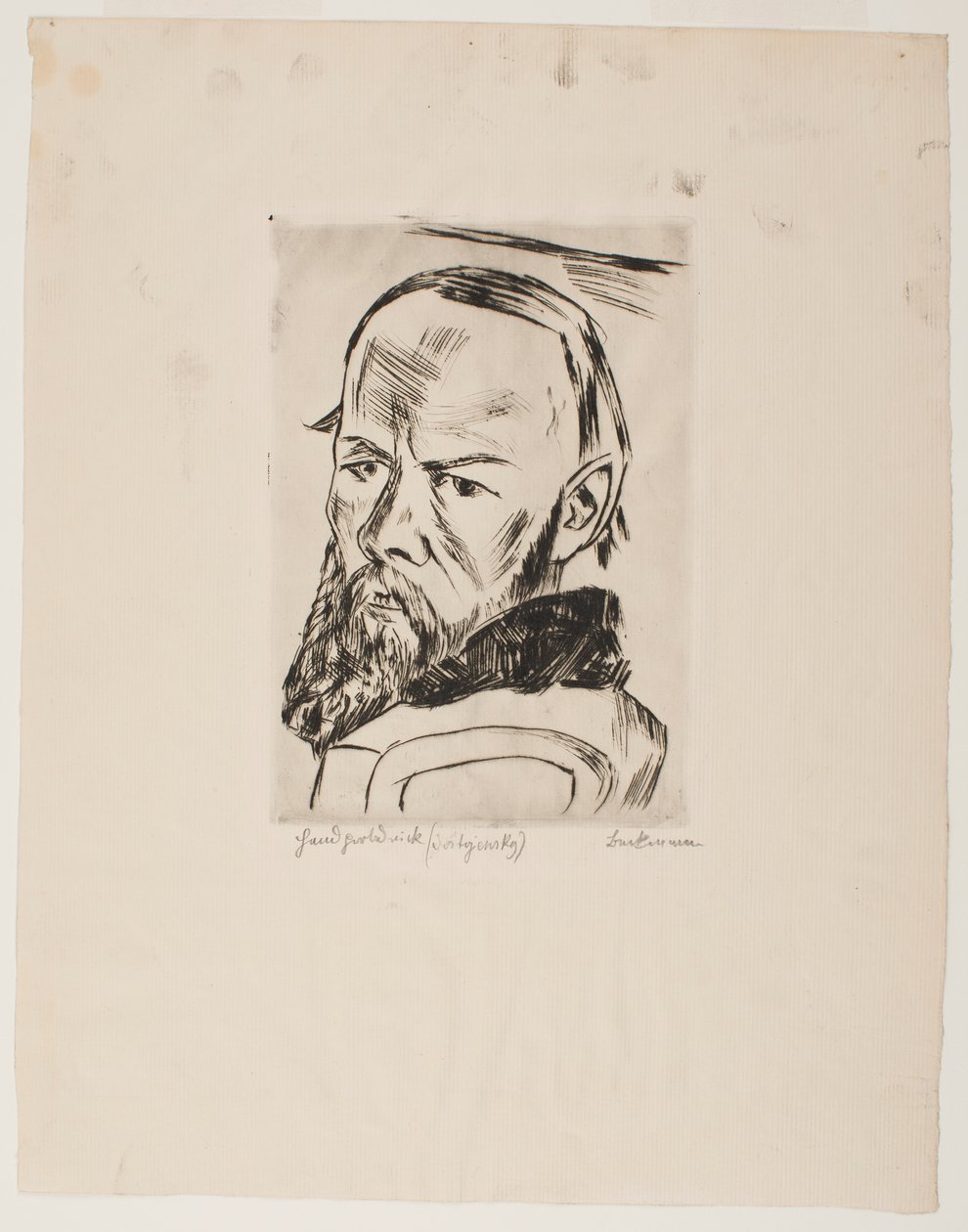 Dostojevskij II av Max Beckmann